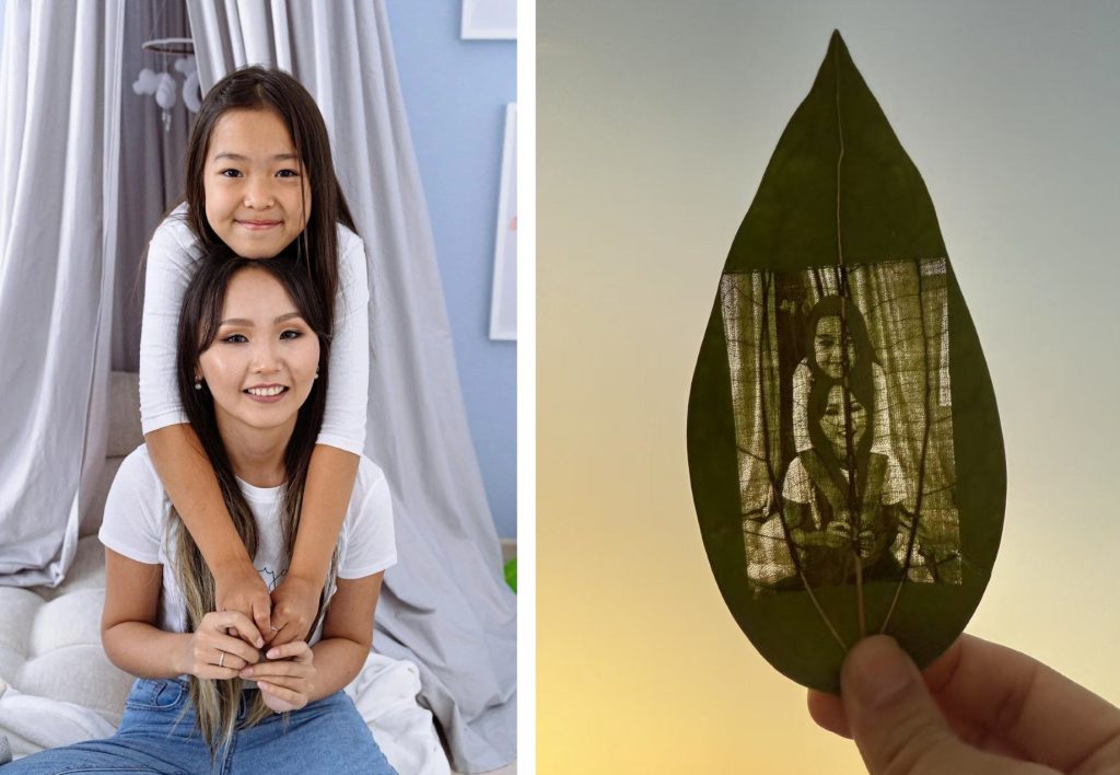 Unforgettable Gift for mom by Picutre on Leaf.